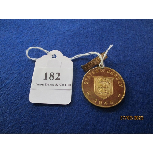 182 - A 1946 Liberation of Jersey commemorative medal