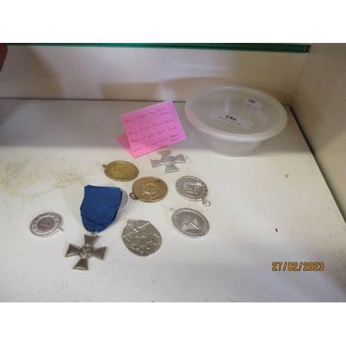 186 - A collection of re-enactment military medals