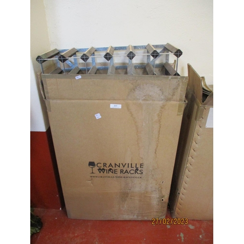 213 - A Cranville wine rack