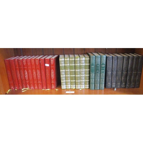 220 - Three sets of books each pertaining to famous works