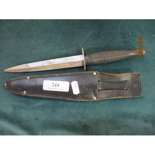 244 - A dagger and scabbard