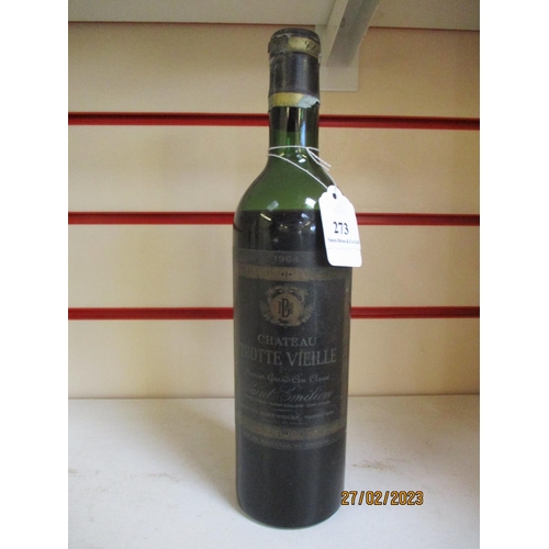 273 - A bottle of 1964 Chateau Trotte Vieille Premier Grand Cru Classe Saint-Emilion