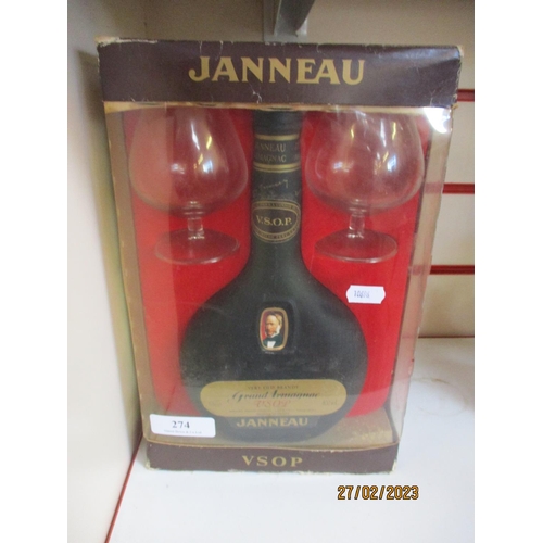 274 - A presentation bottle of Janneau Grand Armagnac VSOP