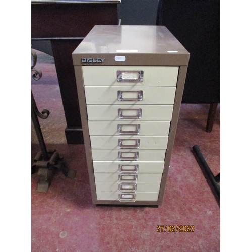 294 - A Bisley ten drawer document filing cabinet