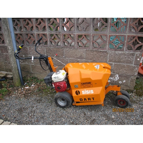 42 - A Sisis Dart pedestrian operated turf aerator