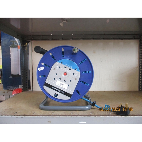 109 - A Workpower 45m electric cable reel