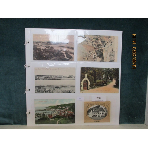 230 - 48 vintage postcards pertaining to Jersey