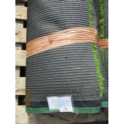 29 - A roll of Natural Lawn 38mm Natural Look artificial grass (2.6m x 2m)