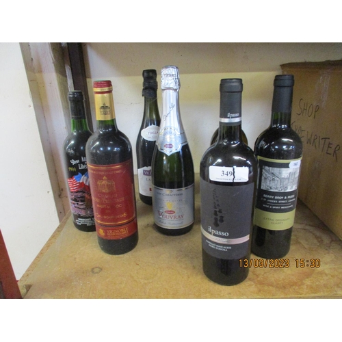 349 - Seven bottles of assorted wines