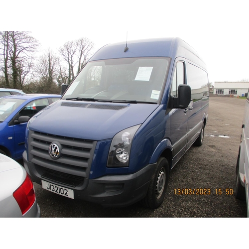 14 - A 2011 Volkswagen Crafter CR39 Blue 2.5 TDi nine seat window van with rear cargo pod J132102 (diesel... 