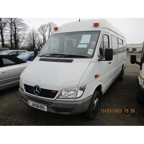 15 - A 2003 Mercedes Benz 411 CDM 2.1 CDi minibus, J40695, (diesel/automatic) odometer reading 99,247 mil... 