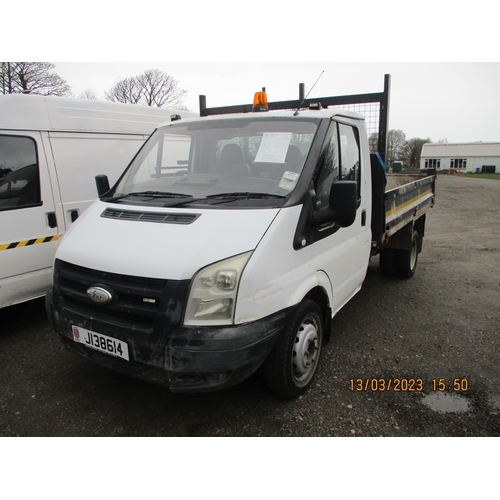 17 - A 2008 Ford Transit T350 2.4 TDi tipper J138614 (diesel/manual), odometer reading 129,117 miles