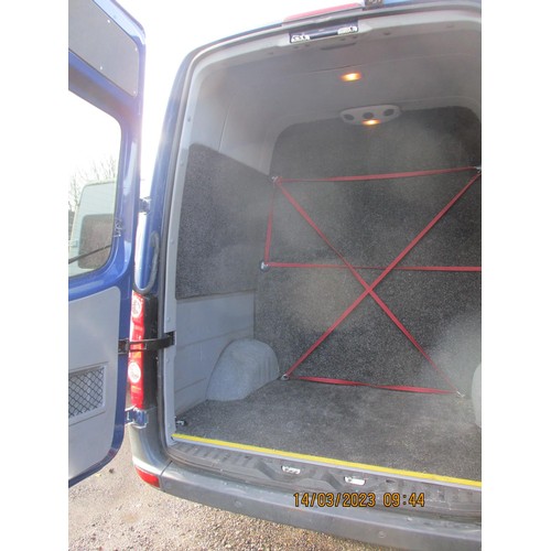 14 - A 2011 Volkswagen Crafter CR39 Blue 2.5 TDi nine seat window van with rear cargo pod J132102 (diesel... 