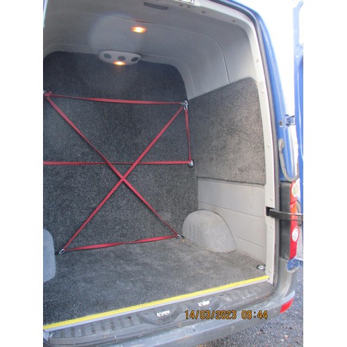 14 - A 2011 Volkswagen Crafter CR39 Blue 2.5 TDi nine seat window van with rear cargo pod J132102 (diesel... 