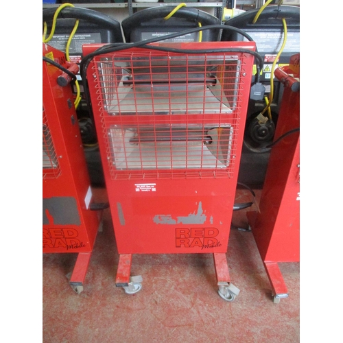 120 - A Red Rad mobile heater