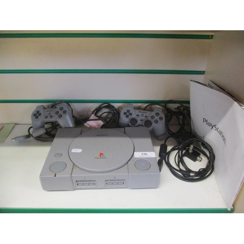 226 - A Sony Playstation games console