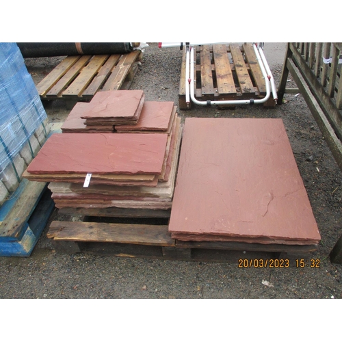 46 - A quantity of natural stone paving