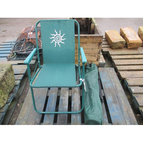 85 - Two folding camping chairs