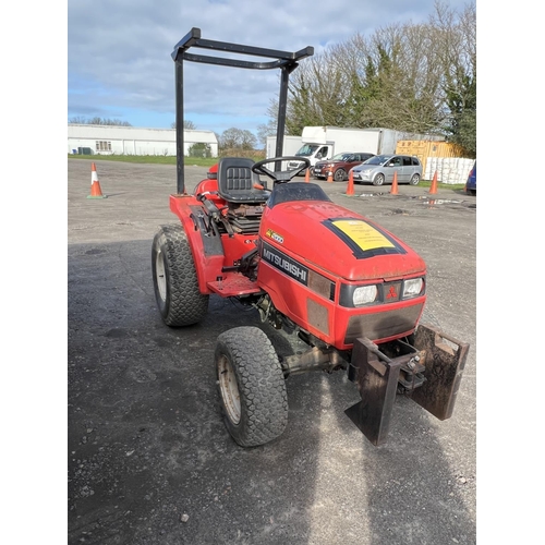 20 - A Mitsubishi MT2000 four wheel drive 20hp compact tractor, odometer reading 278 hours only!