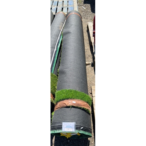 57 - A roll of Lush 40mm soft natural look artificial grass 4.2m x 2m