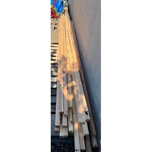 80 - Twenty lengths of 50mm x 50mm timber (4.25m long approximately)
