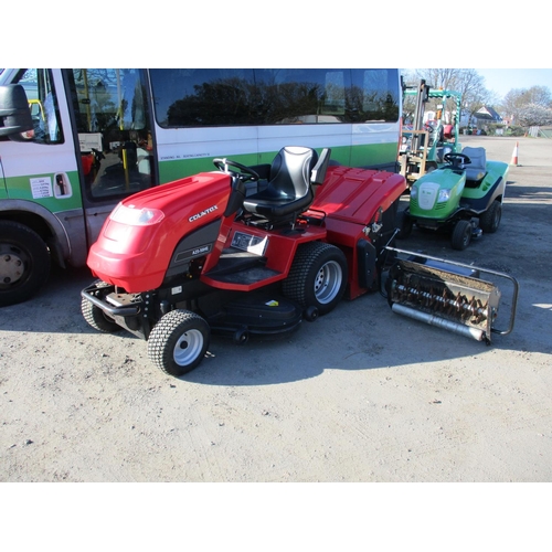 20 - A Countax A25-50HE garden tractor (155 hours only) with mower deck, grass collector and powered lawn... 