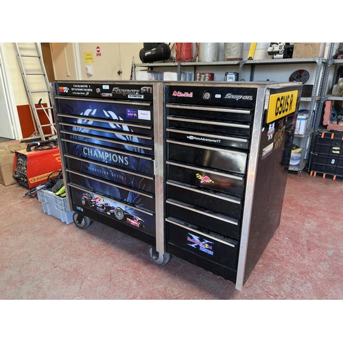 123 - A Snap-On roll cab tool chest