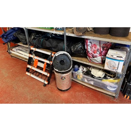 140 - A large and varied assortment of hydroponic growing equipment