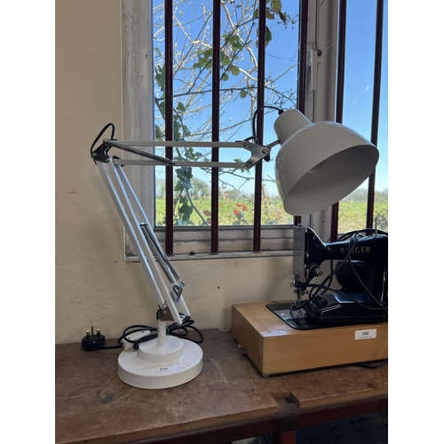159 - An angle poise desk lamp