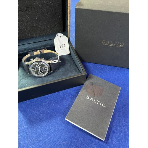 172 - A Baltic Bicompax Manuel wrist watch