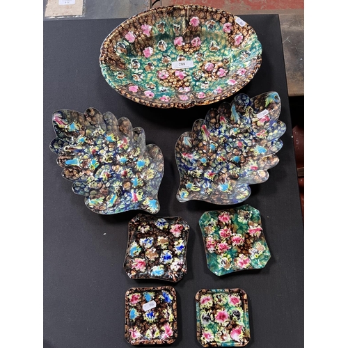 288 - Seven assorted enamel dishes