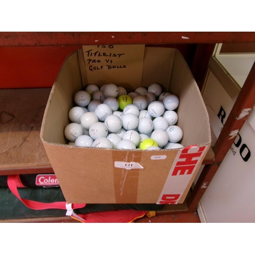 121 - A quantity of golf balls by Titelist and Pro VI (circa 150)