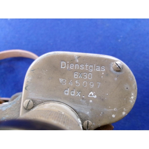 168 - A pair of World War II Dienstglas 6x30 binoculars