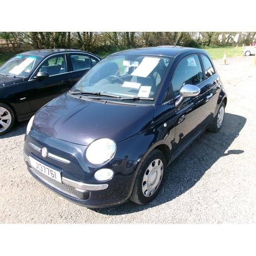 4 - A 2010 Fiat 500 Popular 1.25 three door hatchback J137761 (petrol/manual), odometer reading 98,221 m... 