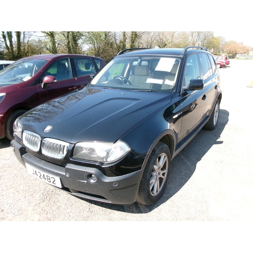 7 - A 2005 BMW X3 D SE 2.0 TDi SUV J42482 (diesel/manual), odometer reading 54,497 miles