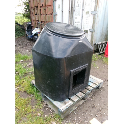 20 - A PVC coal bunker