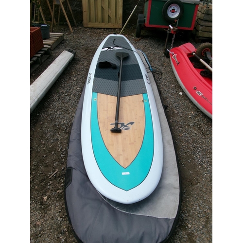 27 - A Hobie paddle board and paddle