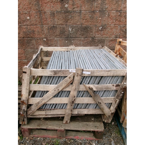 53 - A pallet of grey slate