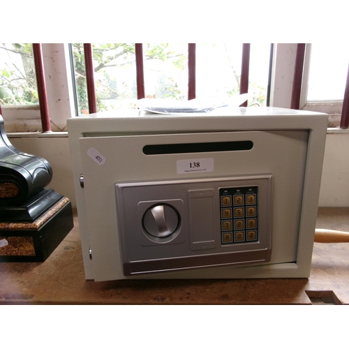 138 - A small digital safe