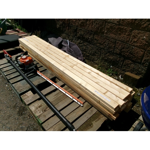 63 - Thirty lengths of 75 x 40mm timber (2.4m long)