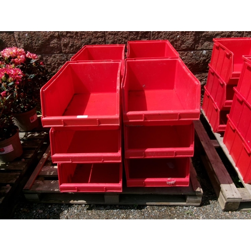 76 - Twelve stacking storage bins