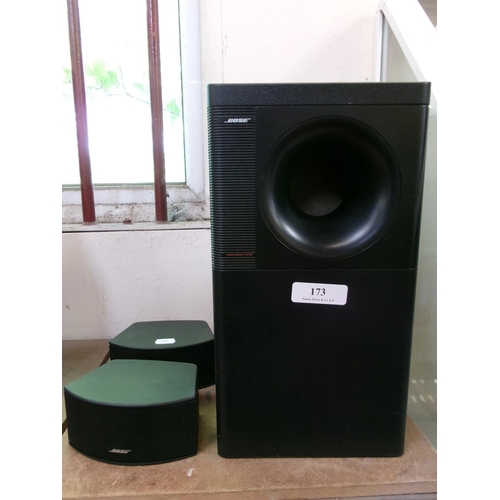 173 - A Bose Acoustimass 3 series IV speaker system