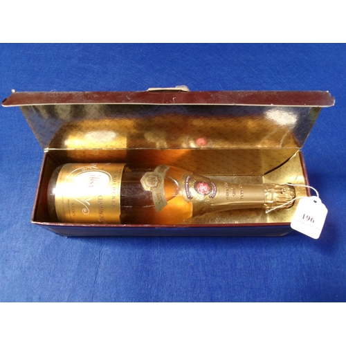 196 - A presentation bottle of 1981 Louis Roederer Cristal Champagne