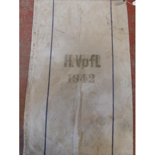 355 - A German World War II ration sack dated 1942