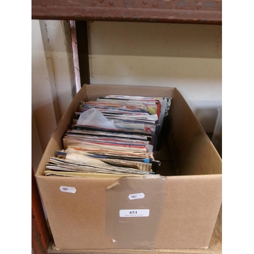 451 - A quantity of 45rpm vinyl records