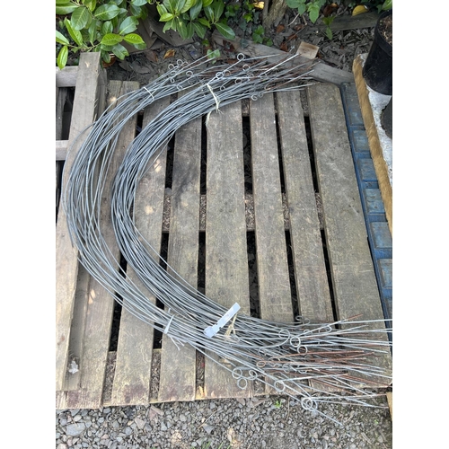 70 - Two bundles of galvanised cloche hoops