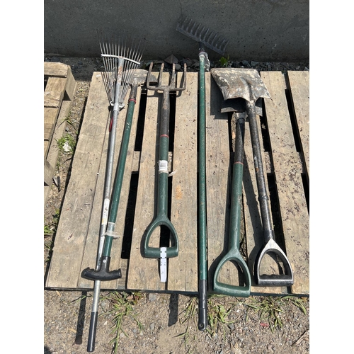 74 - Assorted garden hand tools