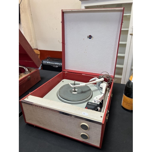 328 - A G. Marconi Garrard portable record player