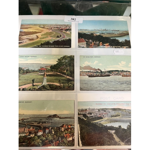 382 - Forty eight vintage postcards pertaining to Guernsey