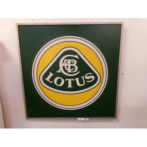 406 - An original Lotus garage sign